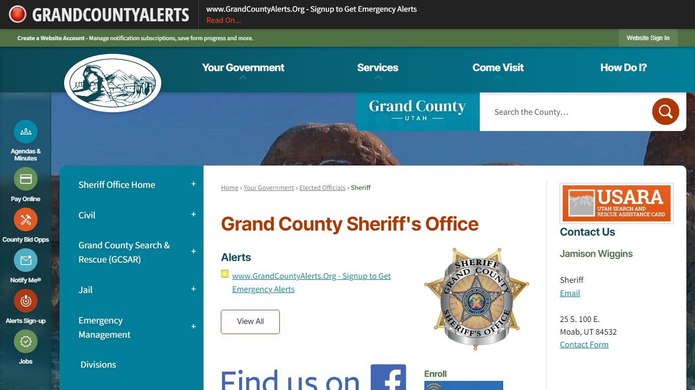 Grand County Sheriff's Office | Grand County, UT - Official Website